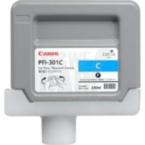 CANON PFI-301C - 1487B001AA - Cartouche d'encre - 1 x cyan - 330 ml