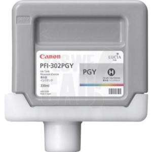 CANON PFI-302PGY - 2218B001AA - Cartouche d'encre - 1 x grise photo - 330 ml