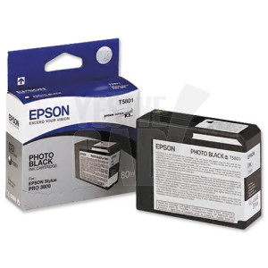 EPSON STYLUS PRO 3800 / 3880 - C13T580100 - Cartouche d'encre - 1 x noir photo pigmentée - 80 ml