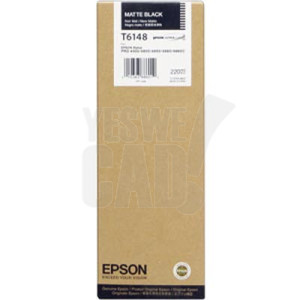 EPSON STYLUS PRO 4400 / 4450 / 4800 / 4880 / 9600 - C13T614800 - Cartouche d'encre - 1 x noir mat photo - 220 ml