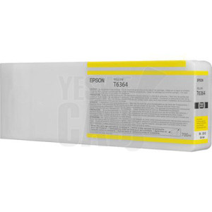 EPSON STYLUS PRO 7700 / 7890 / 7900 / 9700 / 9890 / 9900 / WT7900 - C13T636400 - Cartouche d'encre - 1 x jaune - 700 ml