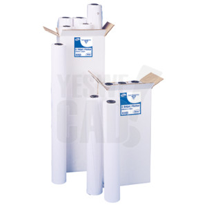 Rouleau de papier jet d'encre universel - 91,4 cm x 50 m - 90 g/m² - Carton x 6 rouleaux