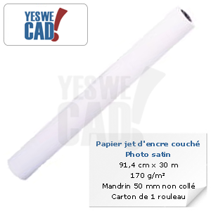 Papier couché satiné 200g