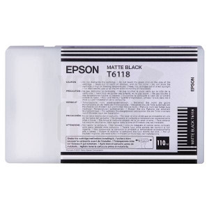 EPSON STYLUS PRO 7400 / 7450 / 7800 / 7880 / 9400 / 9450 / 9800 / 9880 - C13T611800 - Cartouche d'encre - 1 x noir mat - 110 ml