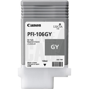 CANON PFI-106GY - 6630B001AA - Cartouche d'encre d'origine - 1 x grise - 130 ml