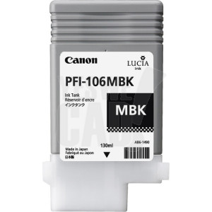 CANON PFI-106MBK - 6620B001AA - Cartouche d'encre d'origine - 1 x noir mat - 130 ml