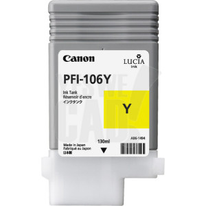 CANON PFI-106Y - 6624B001AA - Cartouche d'encre d'origine - 1 x jaune - 130 ml