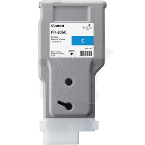 CANON PFI-206C - 5304B001 - Cartouche d'encre - 1 x cyan - 300 ml