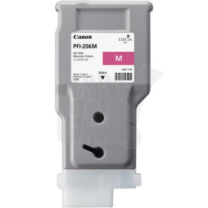 CANON PFI-206M - 5305B001 - Cartouche d'encre - 1 x magenta - 300 ml