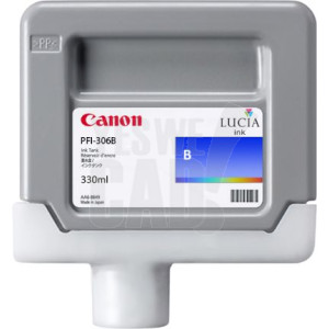 CANON PFI-306B - 6665B001AA - Cartouche d'encre - 1 x bleue - 330 ml