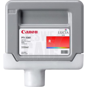 CANON PFI-306R - 6663B001AA - Cartouche d'encre - 1 x rouge - 330 ml