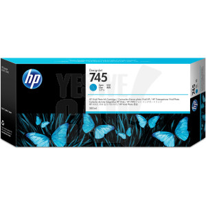 Cartouche d'encre DesignJet HP 745 cyan, 300 ml