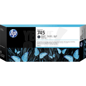 Cartouche d'encre DesignJet HP 745 noir mat, 300 ml