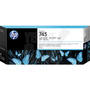 Cartouche d'encre DesignJet HP 745 noir photo, 300 ml