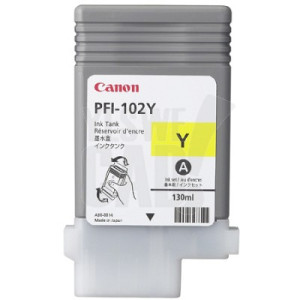 CANON PFI-102Y - Cartouche d'encre - 1 x jaune - 130 ml