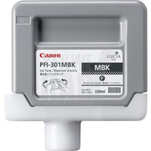 CANON PFI-301MBK - 1485B001AA - Cartouche d'encre - 1 x noir mat - 330 ml