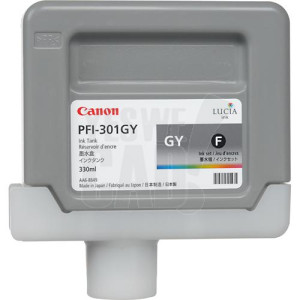CANON PFI-301GY - 1495B001AA - Cartouche d'encre - 1 x grise - 330 ml