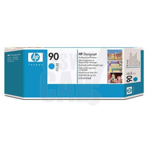 HP 90 - C5055A - Tête d'impression et dispositif de nettoyage - 1 x cyan