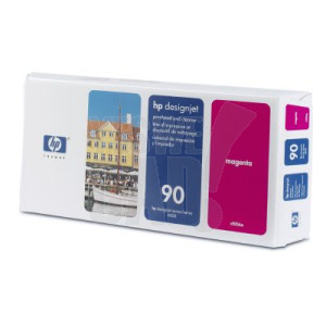 HP 90 - C5056A - Tête d'impression et dispositif de nettoyage - 1 x magenta