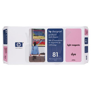 HP 81 - C4955A - Tête d'impression et dispositif de nettoyage - 1 x magenta claire