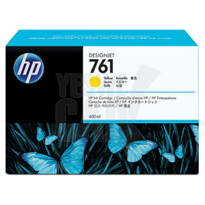 HP 761 - CM992A - Cartouche d'encre - 1 x jaune - 400 ml