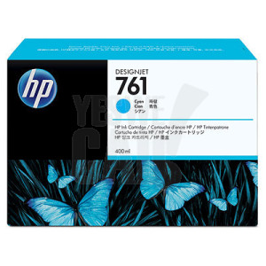 HP 761 - CM994A - Cartouche d'encre - 1 x cyan - 400 ml