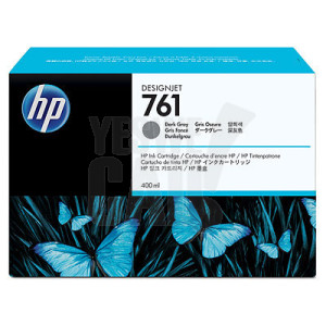 HP 761 - CM996A - Cartouche d'encre - 1 x grise foncée - 400 ml