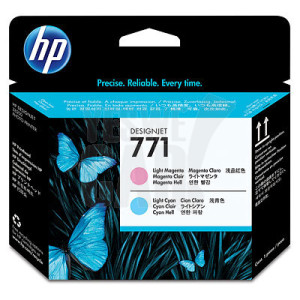 HP 771 - CE019A - Têtes d'impression - 1 x magenta claire et 1 x cyan claire