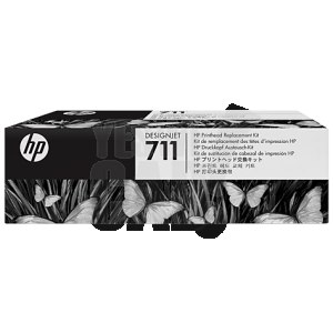 HP 711 - C1Q10A - Tête d'impression - 1 x cyan, magenta, jaune, noir