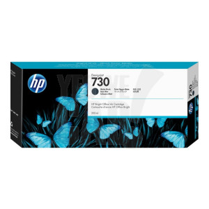 HP Cartouche d'encre DesignJet HP 730 Noir mat 300 ml