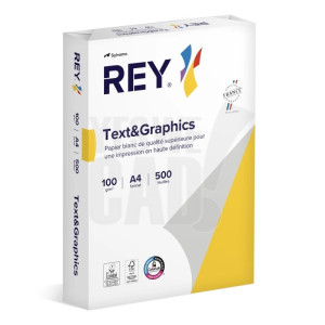 Ramette A4 Rey Text & Graphics - 100g - 21 x 29,7 cm