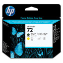 HP 72 - C9384A - Noir Mat et Jaune