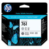HP 761 - CH647A - Têtes d'impression - 1 x grise et 1 x grise foncée