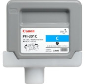 CANON PFI-301C - 1487B001AA - Cartouche d'encre - 1 x cyan - 330 ml